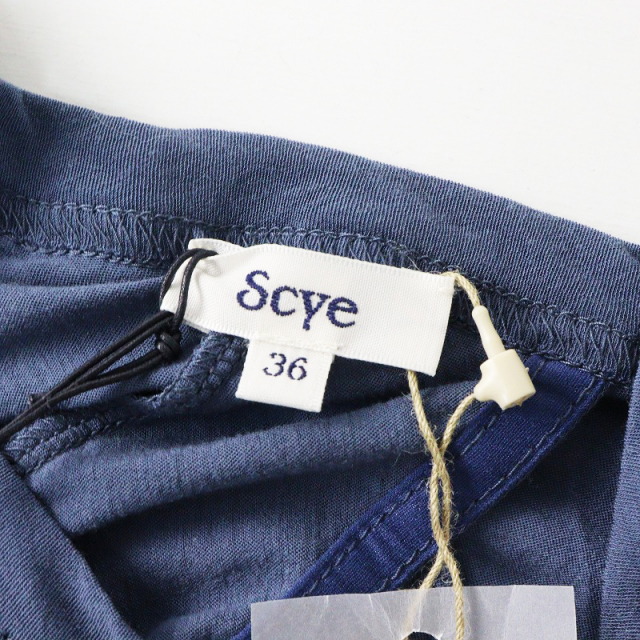 期間限定価格】定価3.1万 サイ Scye バックフレア ブラウス 36