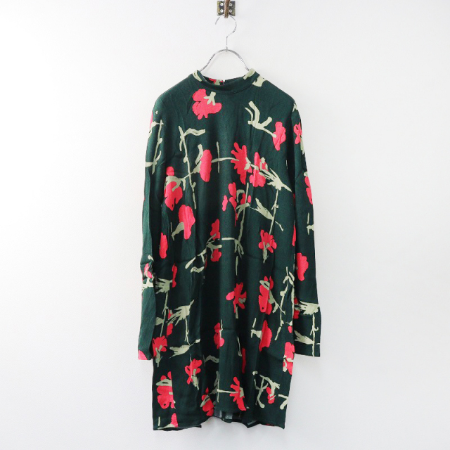marimekko フラワープリント ワンピース 36 marimekko フラワープリント ワンピース 36