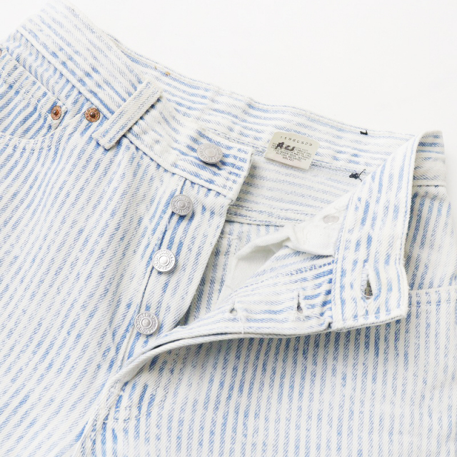 USA製 リーバイス LEVI'S 17501 ストライプデニムパンツ 3