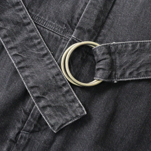 カレンテージ CURRENTAGE コットン ハイウエスト デニムスカート 2(M  