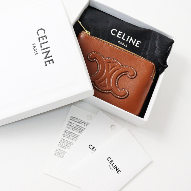 CELINE キーケース 黒 レザー MADE IN ITALY キーホルダー
