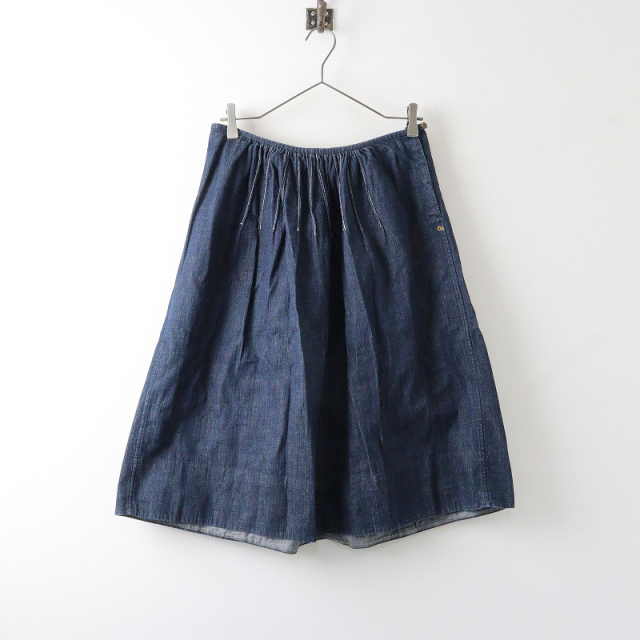 フォーティファイブアール 45R コットン ピンタック デニムスカート 1  