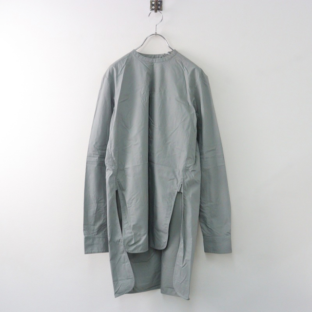 2024SS チエコプラス CHIEKO+ cottonsilk dress shirt コットンシルク 