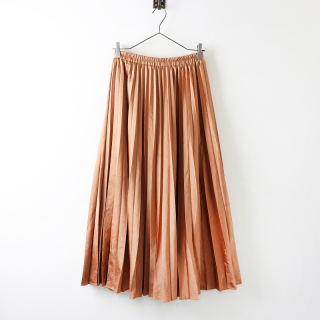 ロイスクレヨン Lois CRAYON 光沢サテン ウエストゴム ロング  