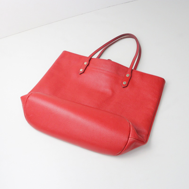 ラシット russet オールレザー トートバッグ /レッド フルレザー