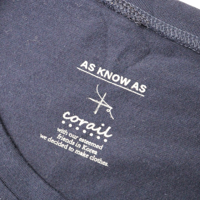 AS KNOW #anc アズノウアズ ドゥバズ de base チュニック シャツ