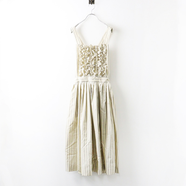 極美品 2022SS ジェーンマープル Jane Marple Vintage stripe エプロン  