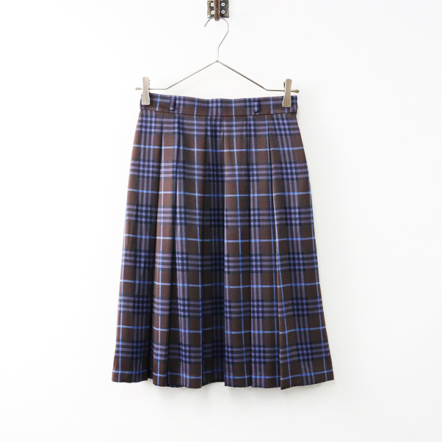 新品 未使用 アナイ ANAYI チェック サテン プリーツスカート 36  