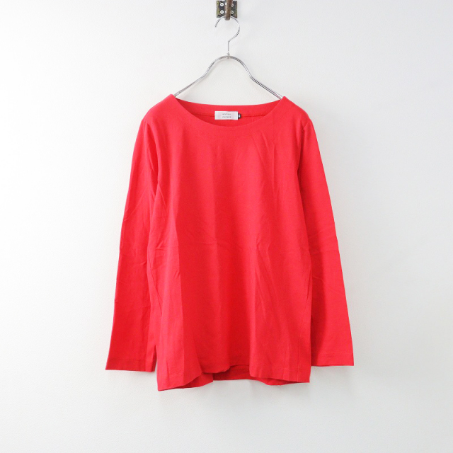 アトリエナルセ atelier naruse cotton ~standard~ cut&sewn コットン スタンダード カットソー 38/レッド【2400014001969】 アトリエナルセ atelier naruse cotton ~standard~ cut&sewn