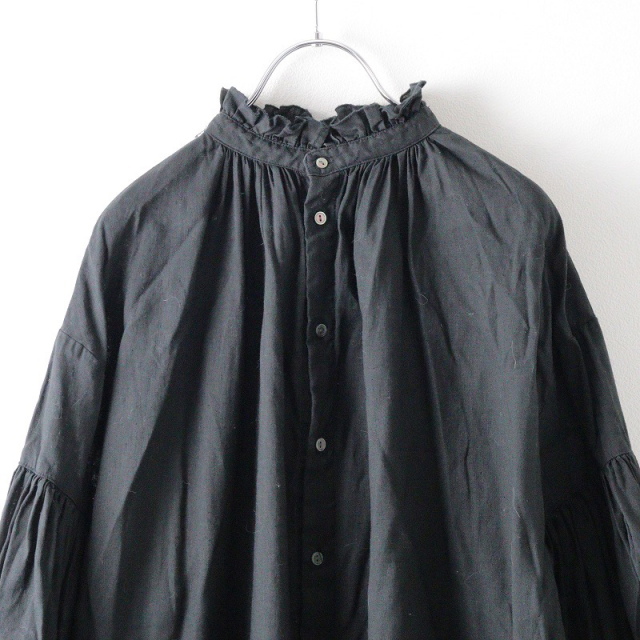 2023SS ネストローブ nest Robe UpcycleLino 天然染め フレアギャザー  