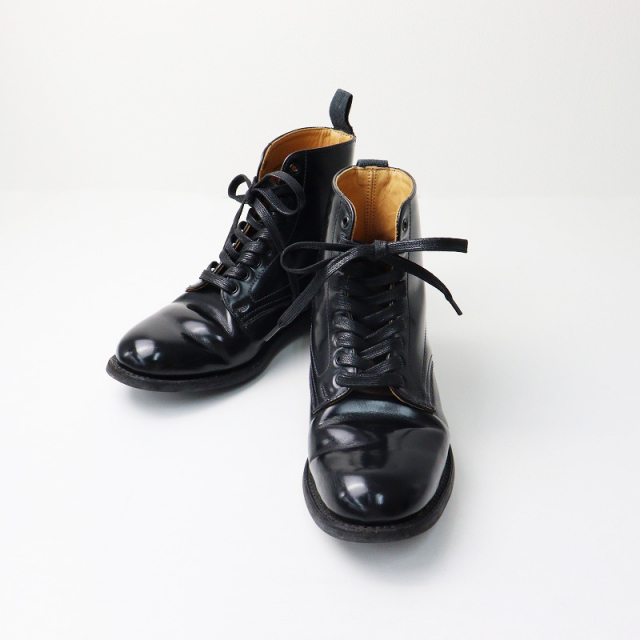 サンダース SANDERS 1388B FEMALE MILITARY DERBY BOOT レザーレース 