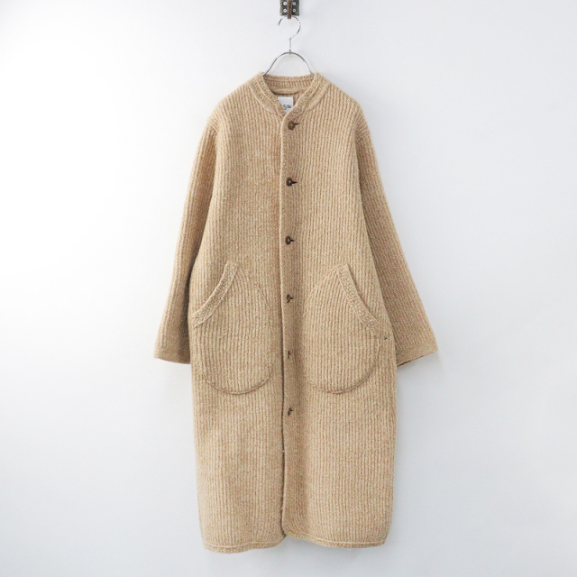 新品同様✨45R アルル杢杢ニット チロリアン　コート　リブニット 7102047.jpg