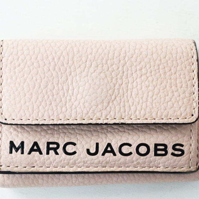 MARC JACOBS 三つ折り財布 ブラック×ピンク （マーク