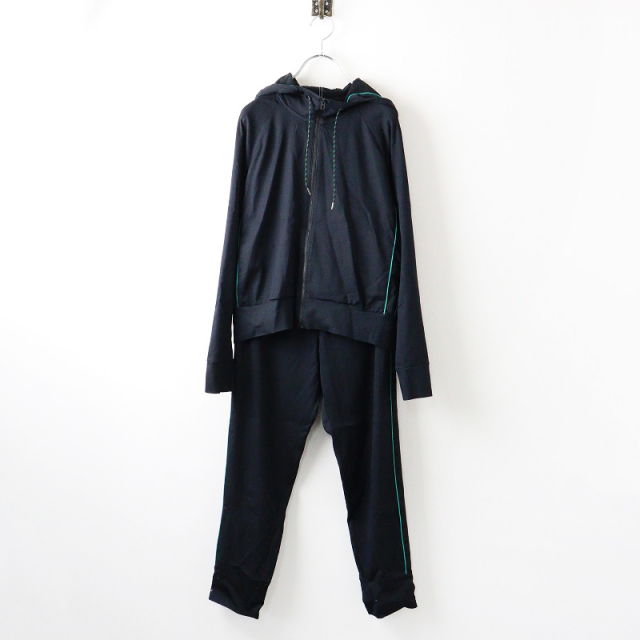 ピーエス ポールスミス PS Paul Smith レース切替 セットアップ ジャージー トラックジャケット パンツ M/ブラック【2400014064018】 期間限定価格】ピーエス ポールスミス PS Paul Smith レース切替