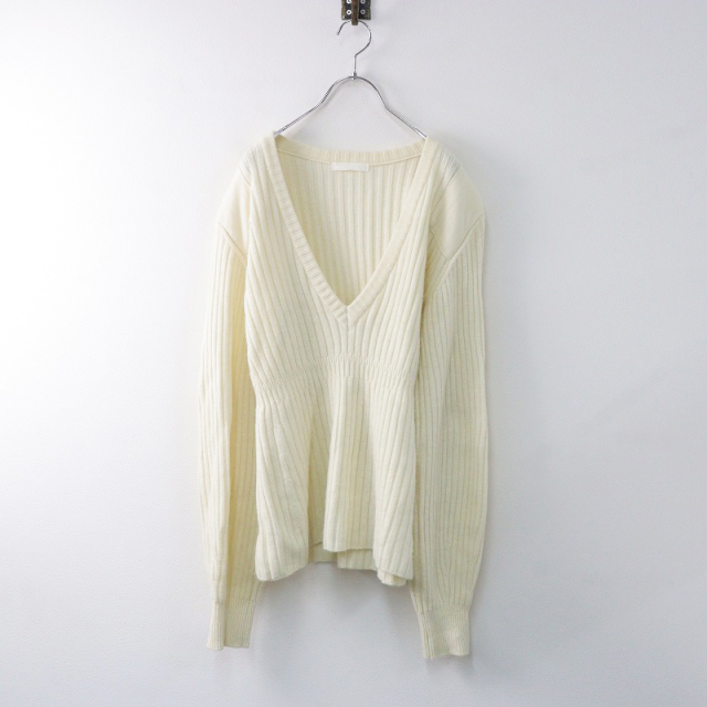 ケイル KAYLE WOOL RIB PEPLUM KNIT ウール リブ リパーム