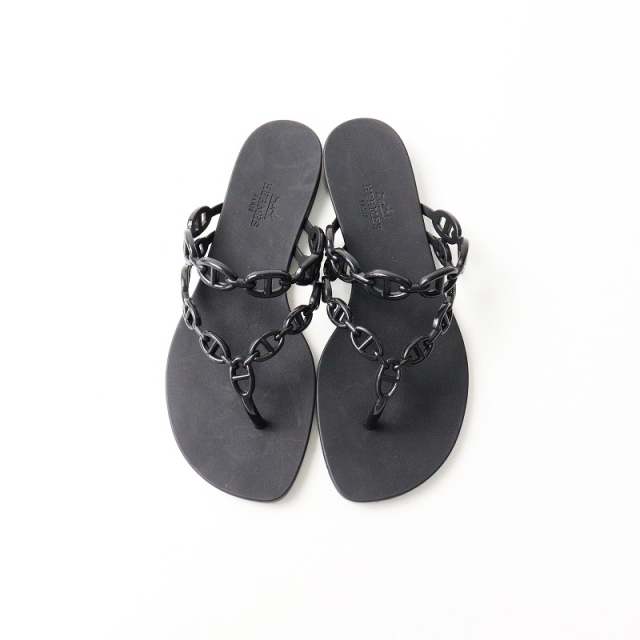 試着 美品 最高級 エルメス HERMES アイランド ラバー  