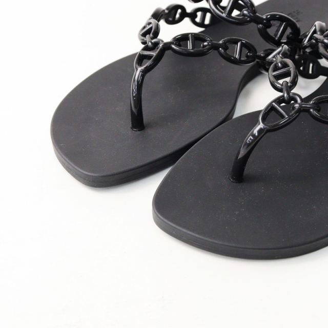 試着 美品 最高級 エルメス HERMES アイランド ラバー  