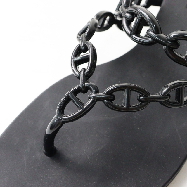 試着 美品 最高級 エルメス HERMES アイランド ラバー  