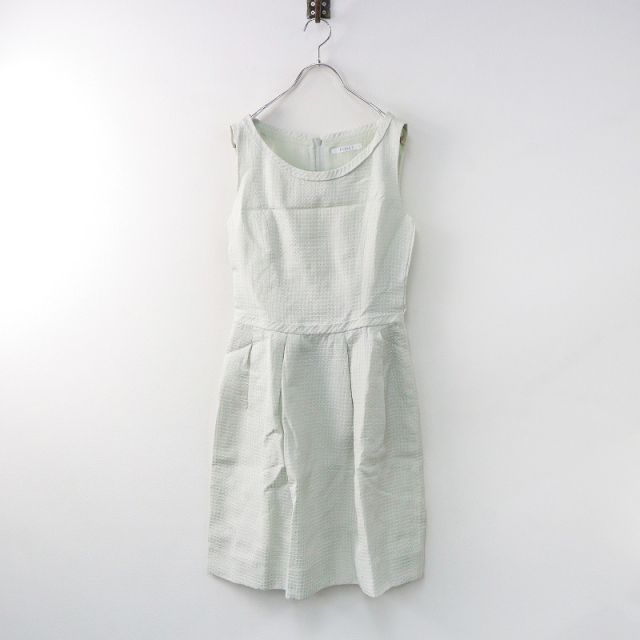 FOXEY/フォクシー】ジャガードノースリーブサロペットワンピース