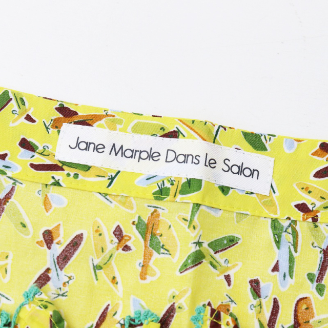 ジェーンマープルドンルサロン パッチワーク 花柄ロングワンピースM