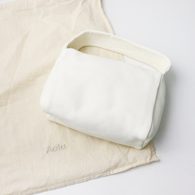 人気 定価45100円 2023AW アエタ Aeta DA60 ONE SHOULDER ディアレザー 