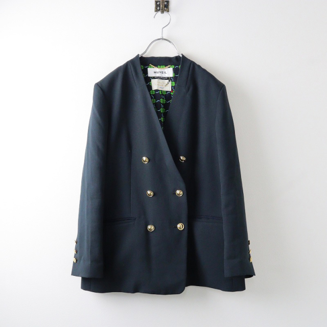 極美品✨ミューベル 【定価5.8万】モッズコート ロング 2WAY カーキ 36