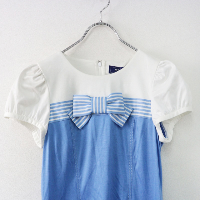 期間限定価格】美品 エムズグレイシー M'S GRACY 配色ステッチ