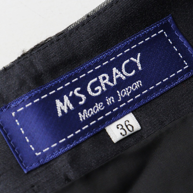 2021年 エムズグレイシー M'S GRACY リボンジャガード