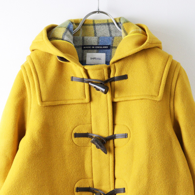SHIPSダッフルコート♡イエロー シップス エニィ SHIPS any 別注 LONDON TRADITION リラックスダッフル