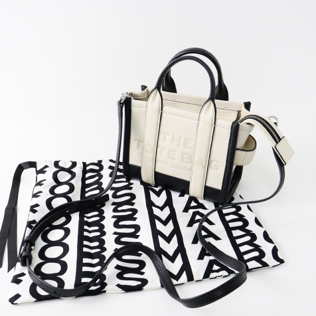 美品 マークジェイコブス MARC JACOBS THE COLOR BLOCK LEATHER  