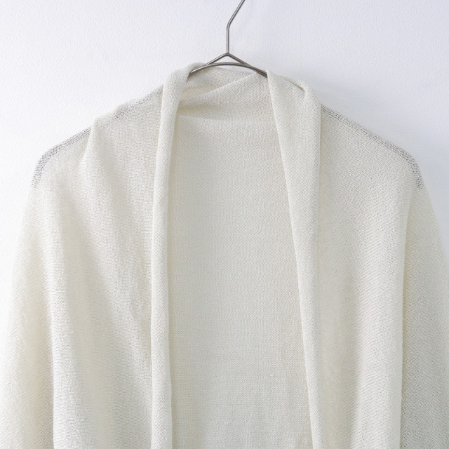 2023SS エヴァムエヴァ evam eva リネン リリーヤーンボレロ/オフ  