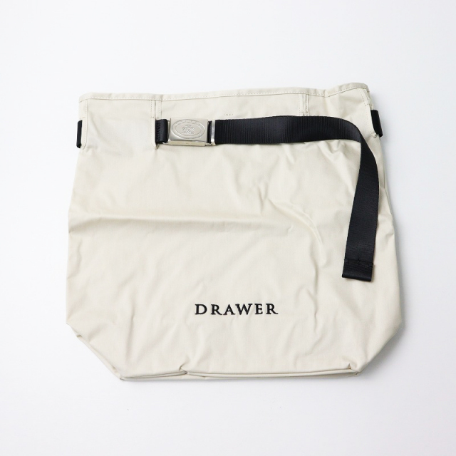 期間限定価格】未使用 ドゥロワー Drawer ロゴ トートバッグ/ベージュ  