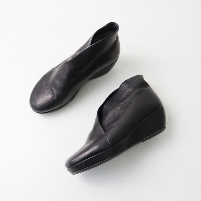 ヨーガンレール JURGENLEHL レザー ウェッジソール クロス スリッポン 
