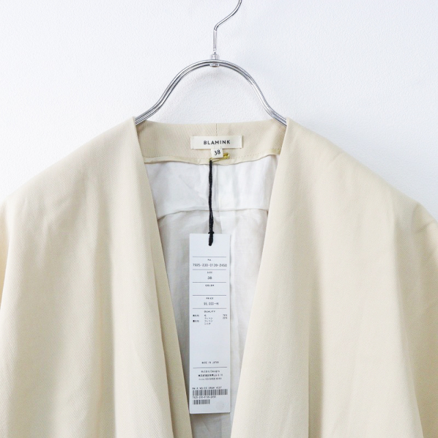 期間限定価格】2020SS 定価104500円 BLAMINK ブラミンク ウール 
