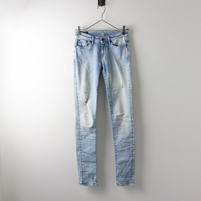 デンハム DENHAM SHARP シャープ ダメージ スキニーデニムパンツ W25 