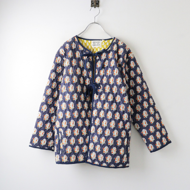 美品 2022AW エスゼットブロックプリント SZ BLOCKPRINTS MANJU JACKET 