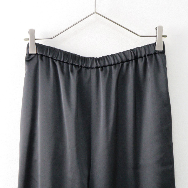 Plage プラージュ　Satin Relaxパンツ　ブラック　美品 dull satin relax パンツ（その他パンツ）｜Plage（プラージュ