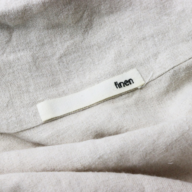 エヴァムエヴァ evam eva raising linen robe/ベージュ ライジング 