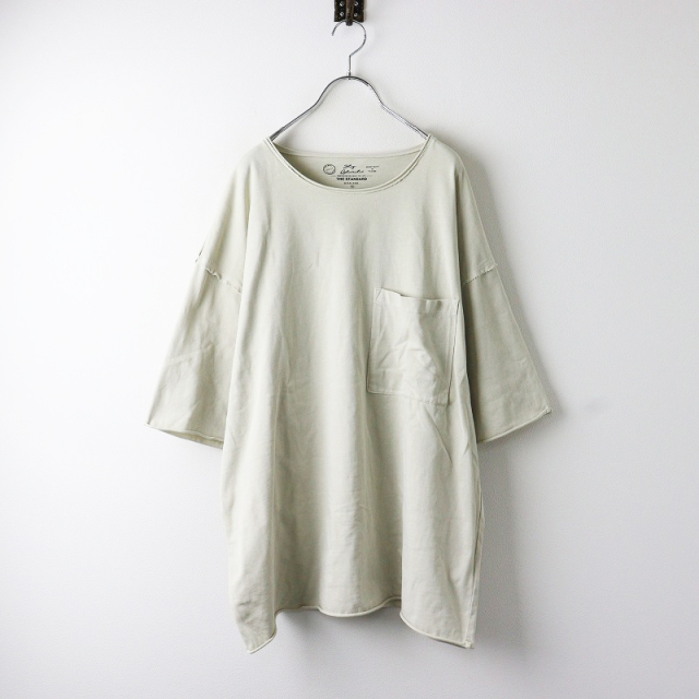 ニコアンド niko and... カットオフ オーバーサイズ ポケット Tシャツ  