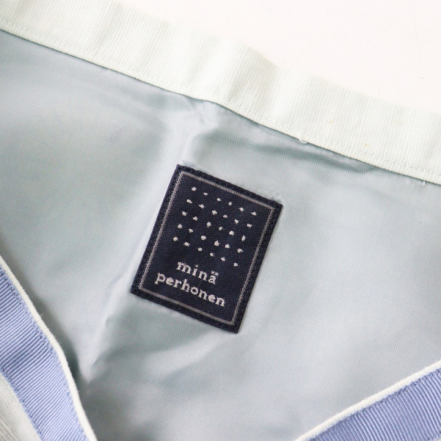 ミナペルホネン mina perhonen tanpopo スカート 36/ライトブルー  