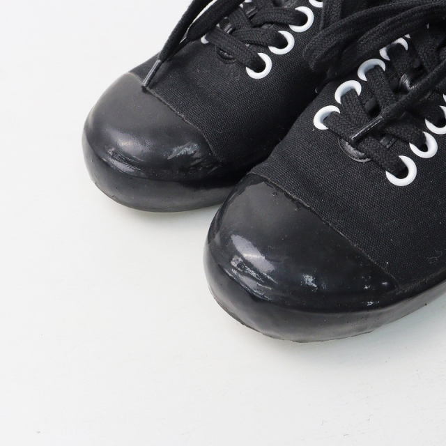 イタリア製 マルニ MARNI キャンバス エナメルチップ レースアップ 