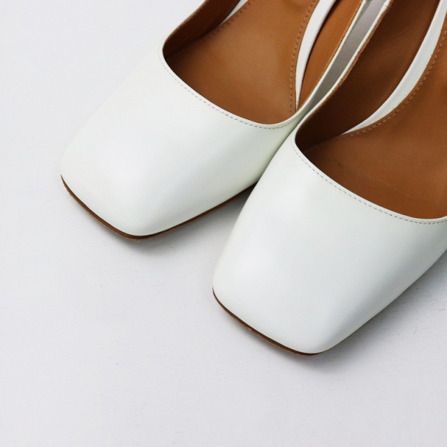 美品 ピッピシック PIPPICHIC VIANCA7 スクエアトゥパンプス 36.5 