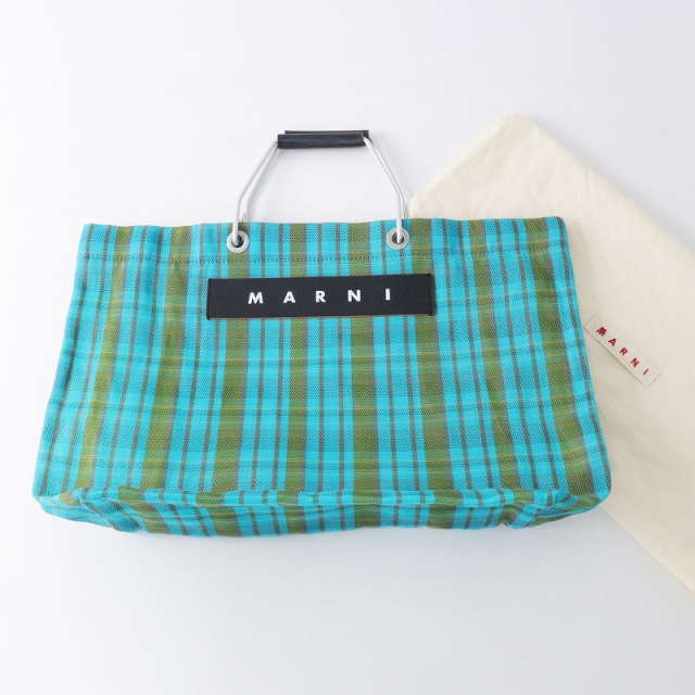マルニ MARNI SHMHR08A02 カフェ MARKET STRIPE BAG マーケット  