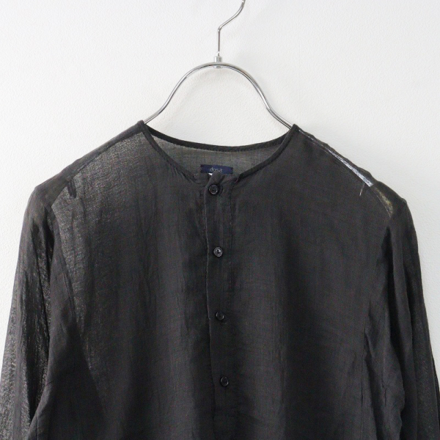 ドーサ dosa カディコットン タッセル付き ヘンリーネックシャツ 1  