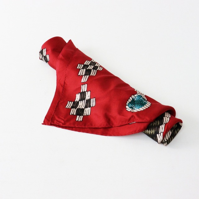 45R トリコロール シルクバンダナブラウス 45R トリコロール シルクバンダナブラウス