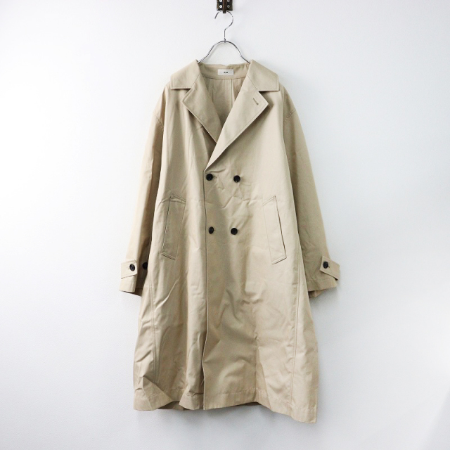 定価4.1万 2024SS イエナ IENA シャンブレーツイル撥水フォルムコート  