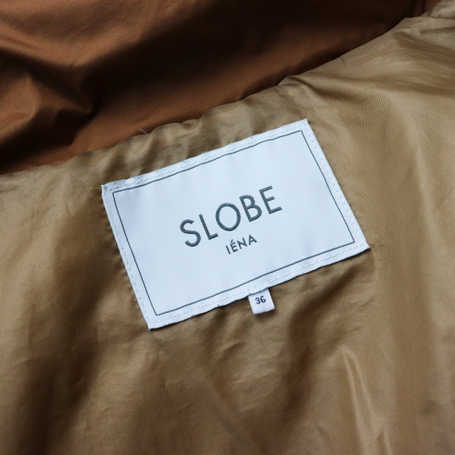 スローブイエナ SLOBE IENA ショートダウン 36/ブラウン トップス アウター 羽織り ジャケット フーディ フード 【2400014140040】 期間限定価格】スローブイエナ SLOBE IENA ショートダウン 36