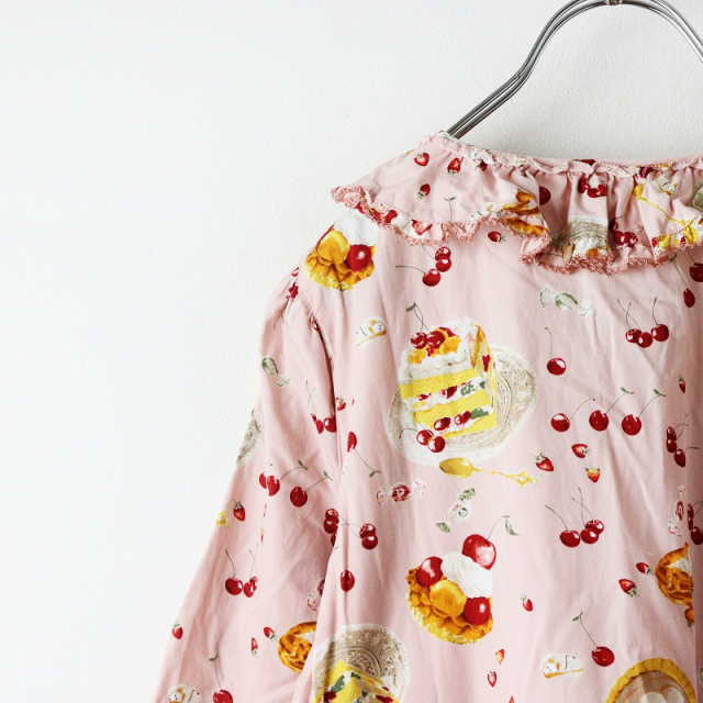 極美品 2023 ピンクハウス PINK HOUSE パーラープリントワンピース 