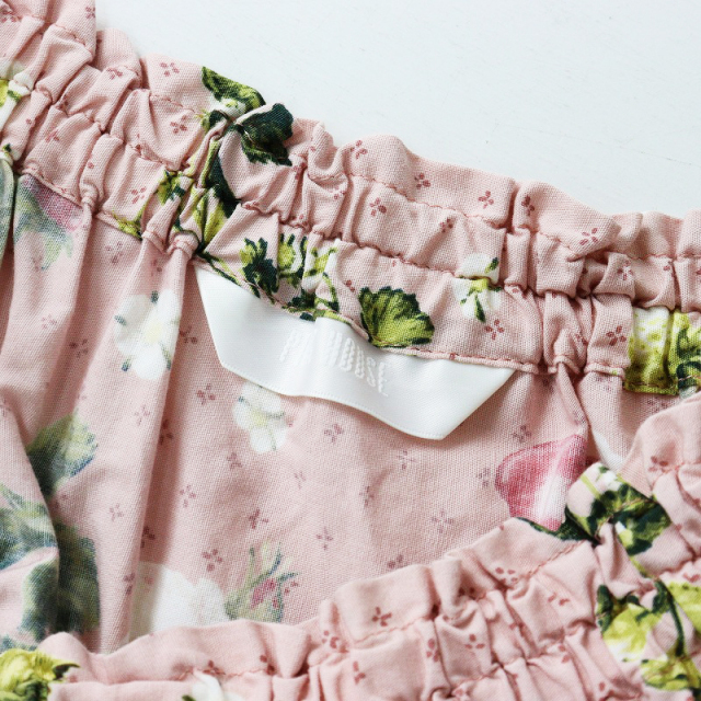 美品✨ ピンクハウス　ティアード　ミディ　スカート　ピコフリル　フラワープリント ピンクハウス フラワープリント ティアード ミディ スカート 段々