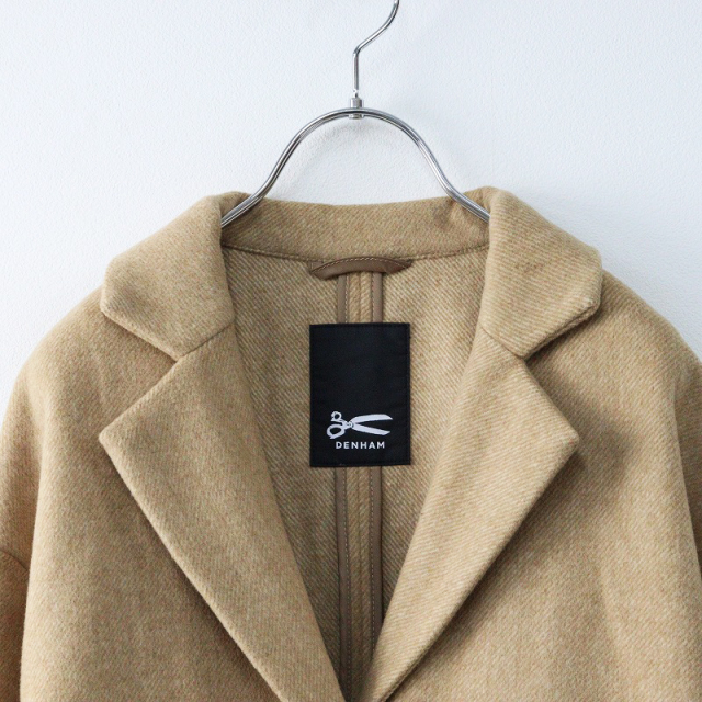 美品 定価75900円 デンハム DENHAM DAKOTA WOOL COAT ダコタウール  